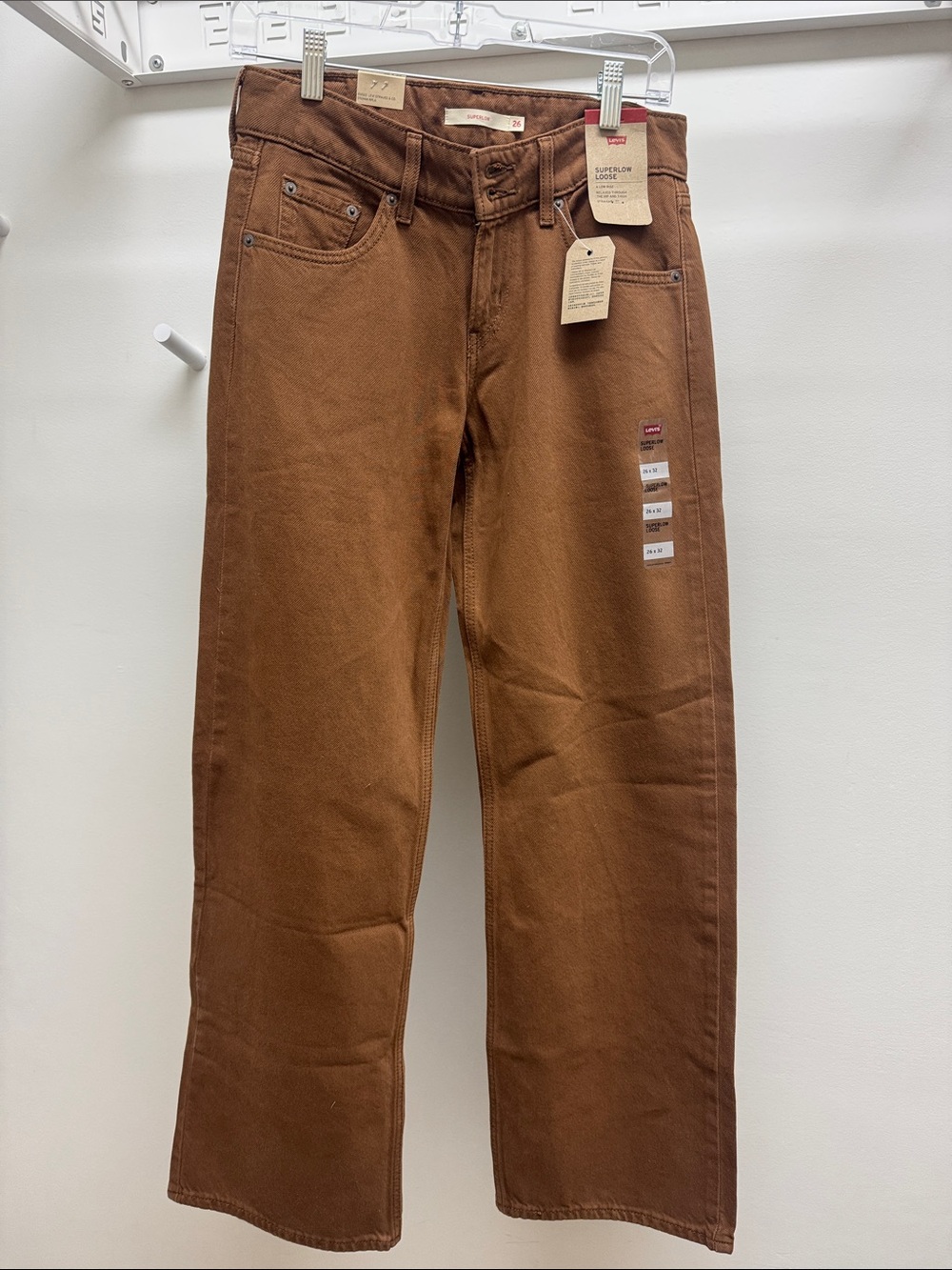 Levi's Women’s Brown Relaxed Straight Jeans